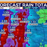 Potential storm with damaging wind, heavy rain, Cascades snow arriving Friday the 13th