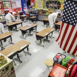 Virus surge: Schools abandon classes, states retreat