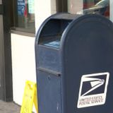 Thieves steal big blue mail collection box from Moiliili post office