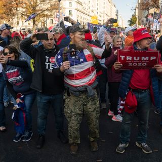 Trump Supporters, Counterprotesters Clash At D.C. Rally Contesting Biden's Victory