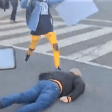 Protesters Stomp on Trump Supporter's Head After D.C. Rally