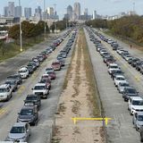 Thousands of cars form lines to collect food in Texas | CNN