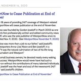 WestportNow to cease publishing