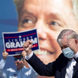 Lindsey Graham is acting like he didn't just win re-election