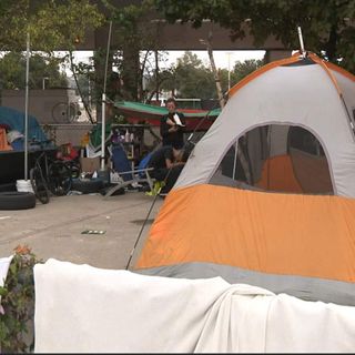 Homeless man tells story of forced eviction from downtown tent city