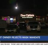 Restaurant owner refuses to enforce mask mandate