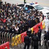 Panic grips Shanghai airport after employees are sealed in for coronavirus testing