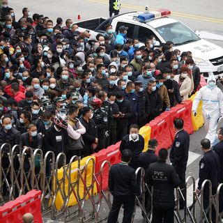 Panic grips Shanghai airport after employees are sealed in for coronavirus testing