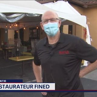 California pizzeria fined $1,000 for improper outdoor setup; symbolic of restaurant challenges