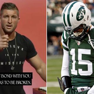 Tim Tebow trashes the Jets while delivering Easter sermon