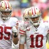 49ers have set team record with 74 players used, still hope to get back Garoppolo and Kittle