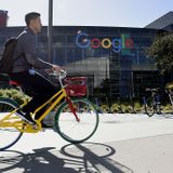 Google has begun allowing employees to hold some meetings outdoors on campus