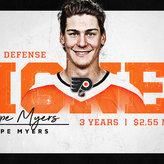 Flyers sign Philippe Myers to contract extension