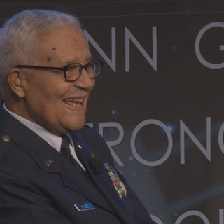 Tuskegee Airman Brigadier General Charles McGee celebrates 101st birthday