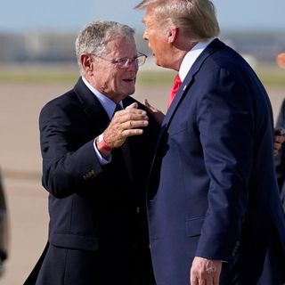 Despite years of unwavering loyalty, Inhofe now a target of Trump's wrath on defense bill