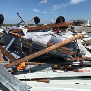 At least 20 planes destroyed at Walterboro airport after possible tornado