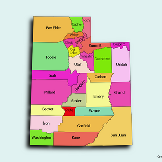 Create Custom Utah Map Chart with Online, Free Map Maker.