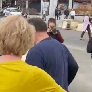 New footage shows BLM protesters harass older white woman in DC: 'F**k your grandkids!'