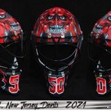 Corey Crawford mask: New Devils goalie shows off devilish design