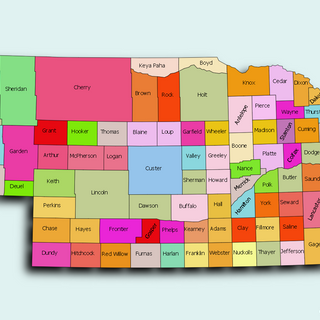 Create Custom Nebraska Map Chart with Online, Free Map Maker.