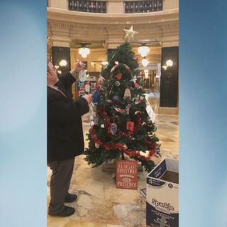 Republican lawmakers put up second Christmas tree in Capitol after removal of first