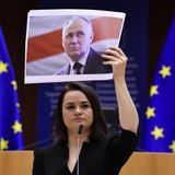 Belarus opposition calls for EU support as it collects prize