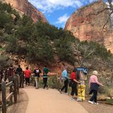Pressure builds from locals to close Utah’s Zion National Park even as tourists continue to go there