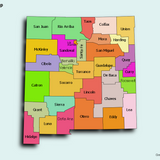 Create Custom New Mexico Map Chart with Online, Free Map Maker.