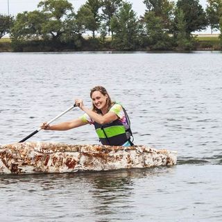 She grew a canoe out of mushrooms. Could fungi be the answer to climate change?