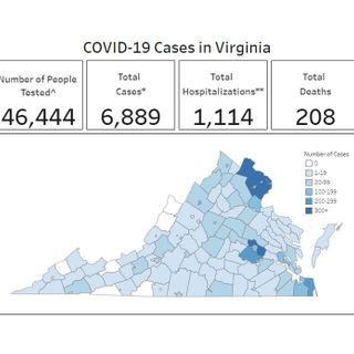 Coronavirus deaths surpass 200 in Virginia | Here are the latest numbers from the state