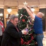 Christmas tree kerfuffle tests rules on free expression at Capitol