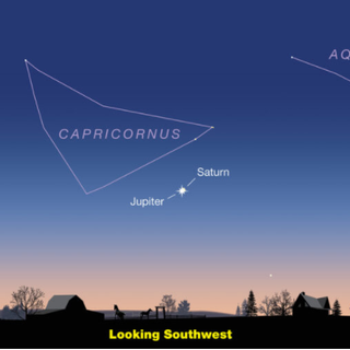 Christmas Star: The Great Conjunction of Jupiter & Saturn Monday night