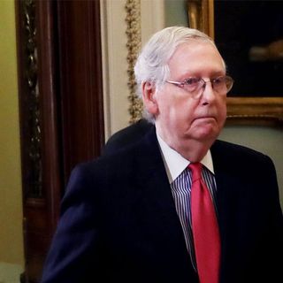 Mitch McConnell is no more credible than Donald Trump — but the press sucks up to him