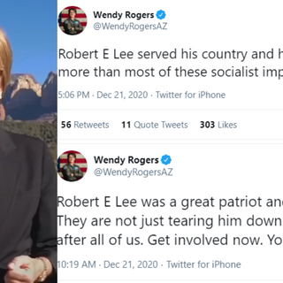 Arizona State Senator-elect Wendy Rogers praises Robert E Lee