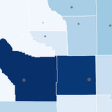 Coronavirus in Wyoming by county