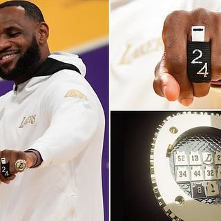 Lakers honor Kobe Bryant with new title rings 'worth over $150,000'