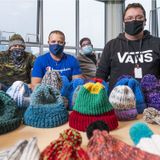Men in Surrey treatment and recovery centre learn how to knit together