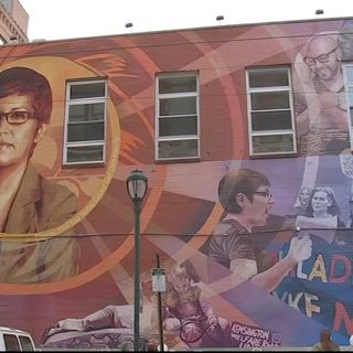 Philadelphia community outraged after mural of beloved LGBTQ activist painted over