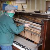 Play us a memory, piano man, and recycle this old instrument