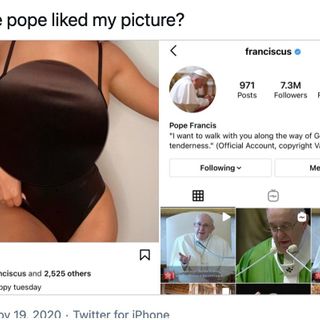 Pope Francis Under Fire Again for Allegedly 'Liking' Another Racy Picture on Instagram