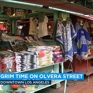 LA's historic Olvera Street hard hit by pandemic