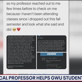 George Washington University professor helps pay student’s rent amid pandemic