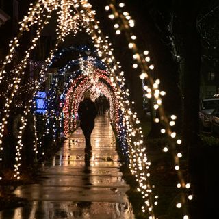 ‘Chance made us neighbors. ... Quarantine made us family’: Albany Park residents come together for arch display to cheer up a coronavirus Christmas