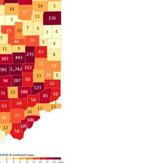 Indiana reports 330 COVID-19 deaths, over 7,435 cases statewide