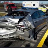 Highway Patrol reminds drivers to move over after cruiser struck in Ohio construction zone