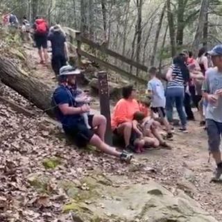 Thousands of hikers crowd Georgia trails as surrounding states close parks