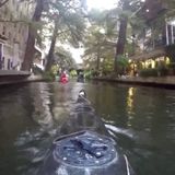 Kayak the San Antonio River Walk business district in 2 minutes with time-lapse video