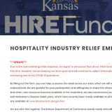 $5 million of HIRE Fund loans have been awarded to Kansas hospitality businesses