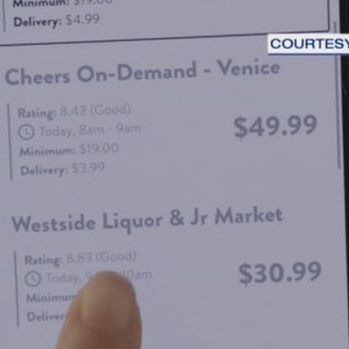 Big spike for alcohol delivery as people continue to stay home