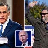 Mitt Romney blasts 12 fellow GOP Senators as infighting intensifies